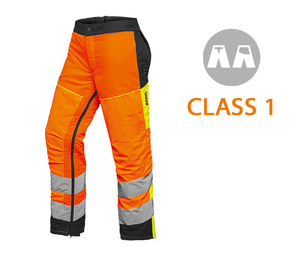 Stihl Hi-Vis MS Protect Chaps - 360° Protection