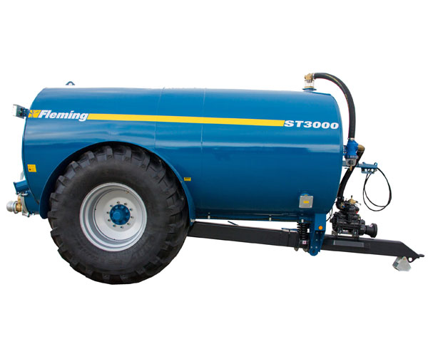 Fleming Single Axle Recessed Slurry Tankers - 1,600-2,300 Gallon