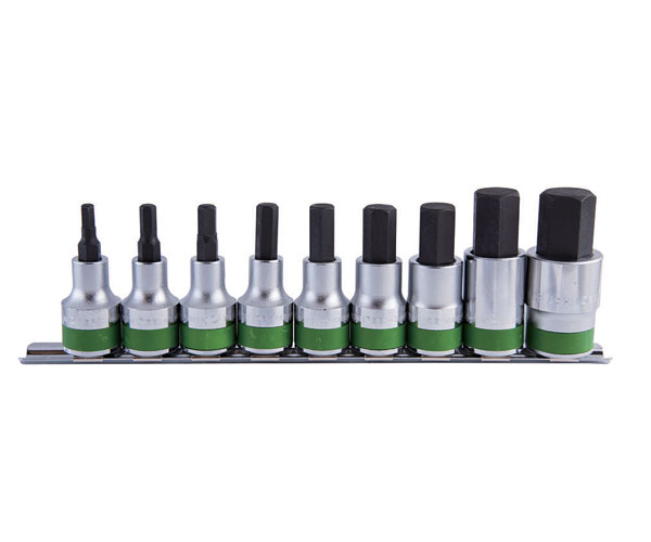 John Deere 1/2" Hex Bit Socket Set - 9 PC
