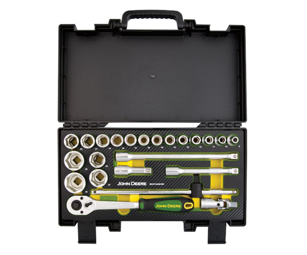 John Deere 1/2" Socket Set - 23 PC