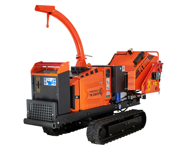 Timberwolf TW 230VTR Petrol Tracked Wood Chipper