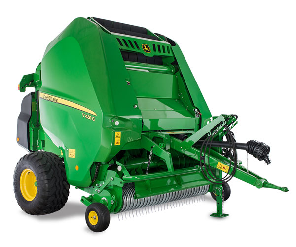 John Deere V451G Variable Chamber Round Baler