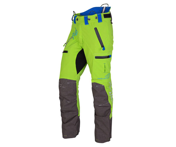Arbortec Breatheflex Pro Chainsaw Trousers - Design C Class 1 - Lime