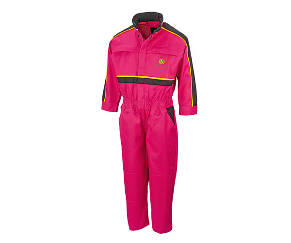 John Deere Children's Overalls - Pink