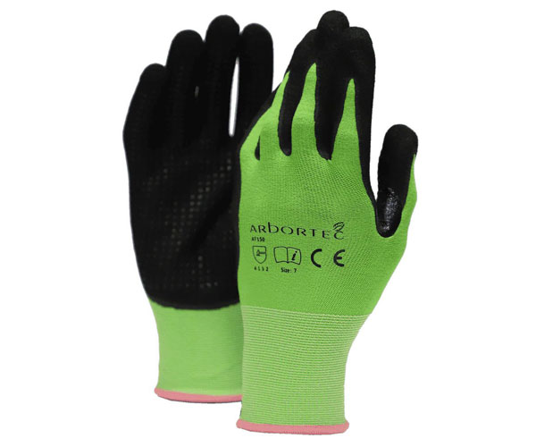 Arbortec Microfoam Nitrile Grip Climbing Gloves