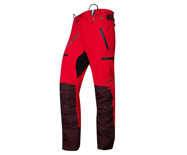 Arbortec Freestyle Chainsaw Trousers - Design A Class 1 - Red
