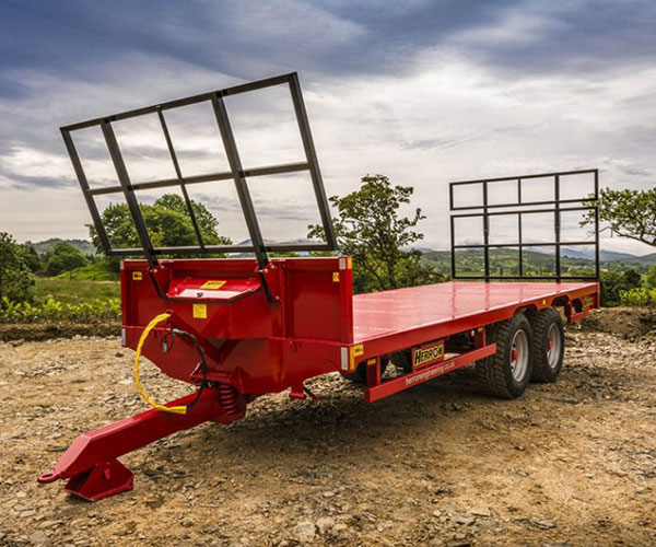Herron Flat Bed Bale Trailers