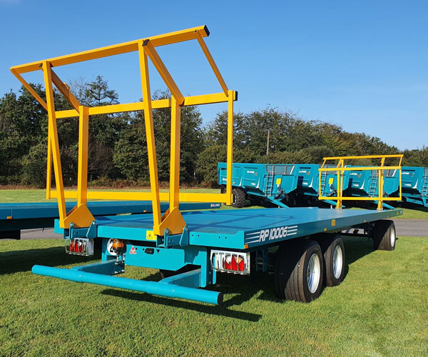 Rolland Flat Bed Trailers with Turntable Drawbars