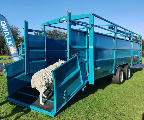 Rolland Rollvan Cattle Trailers with Rear Loading Ramp