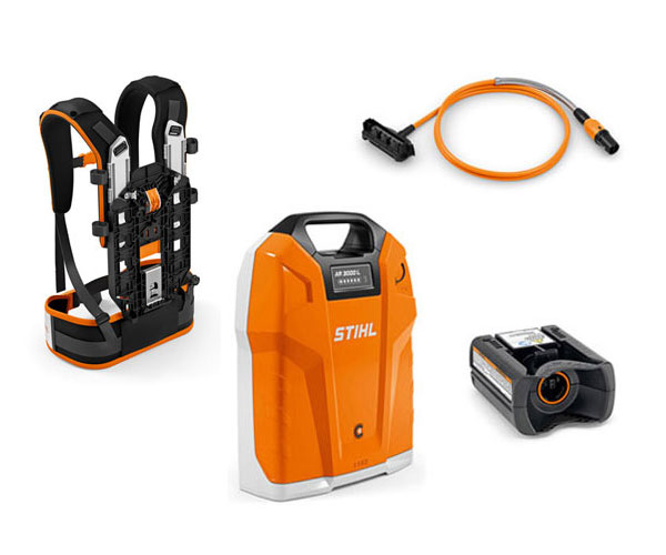 Stihl AR 2000L Backpack Battery with Carrying System, Cable & Adapter