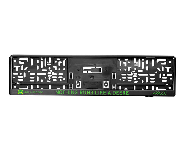 John Deere Number Plate Holder