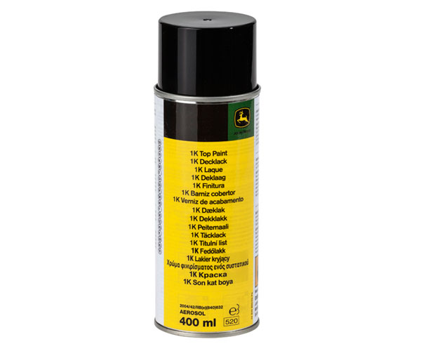 John Deere Black Paint - 400 ml