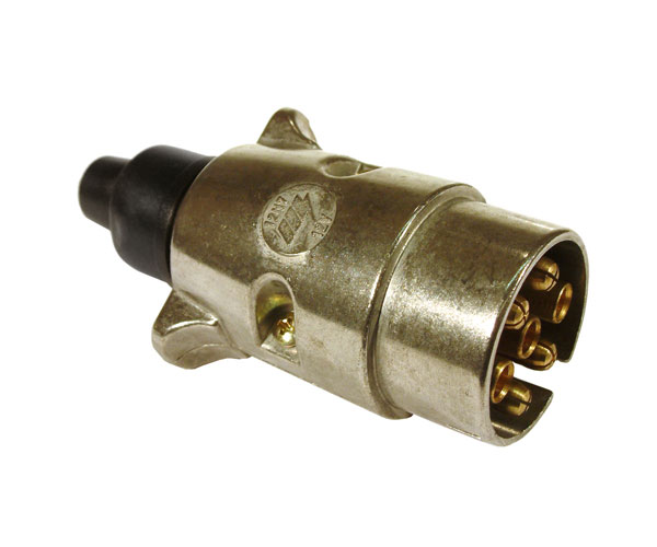 John Deere 12V 7 Pin Metal Trailer Plug