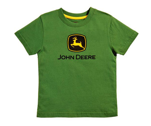 John Deere Trademark Green T-Shirt - Childs (2-16 Yrs)