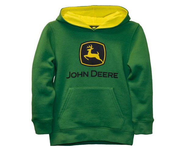 John Deere Green Trademark Hoodie - Childs (2-8 Yrs)
