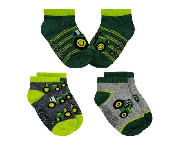 John Deere Short Socks - Pack of 3