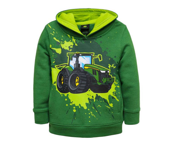 John Deere Splash Tractor Hoodie - Childs (2-4 Yrs)