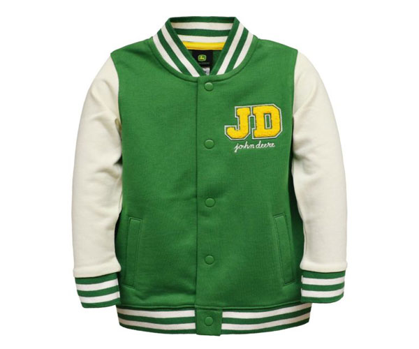 John Deere Baseball Style Letter Jacket