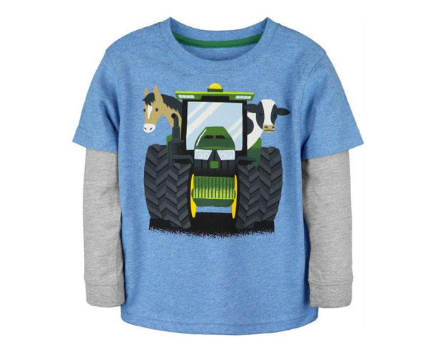 John Deere 'Who's Driving?' Long-Sleeve T-Shirt - Childs (2-4 Yrs)
