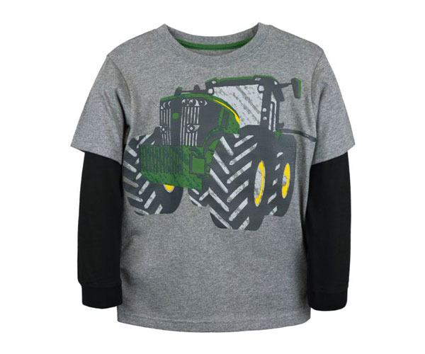 John Deere Mega Tractor Long-Sleeve T-Shirt - Childs (5-7 Yrs)