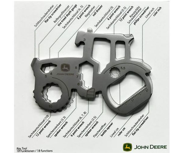 John Deere Multi-Tool Key Chain