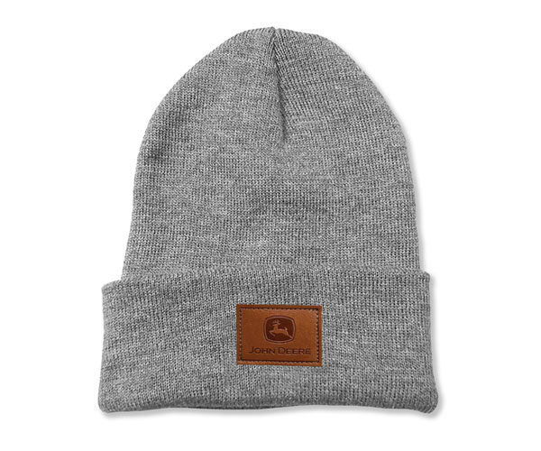 John Deere Beanie Hat - Grey - Adults