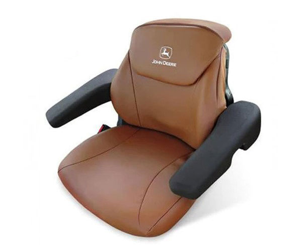 John Deere Tractor Seat Cover - Leatherette with Headrest - MCJHD4402S