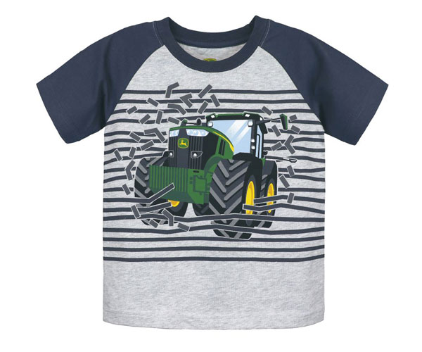 John Deere Wall Tractor T-Shirt - Childs (2-4 Yrs)