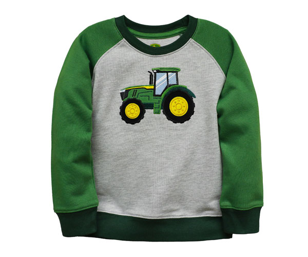John Deere Tractor Crew Sweatshirt - Childs (2-4 Yrs)
