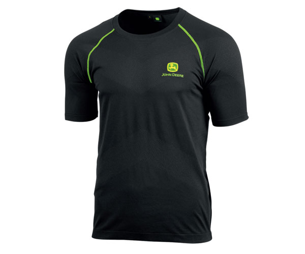 John Deere Optimum Black T-Shirt - Adults