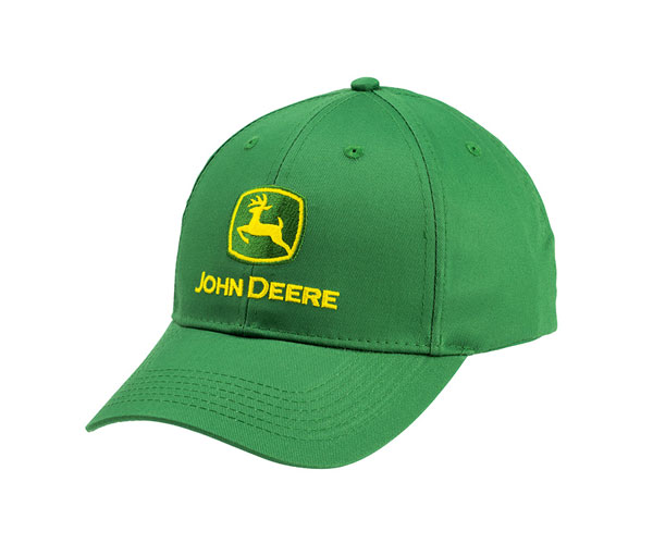 John Deere Trademark Green Logo Cap -Adults