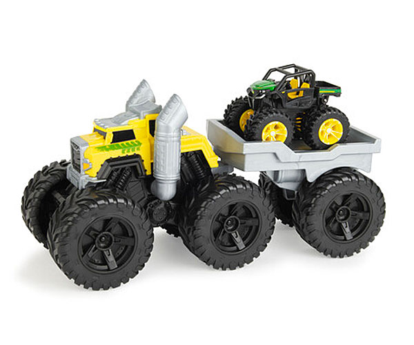 John Deere Monster Treads Rev Up Hauler & Gator Playset