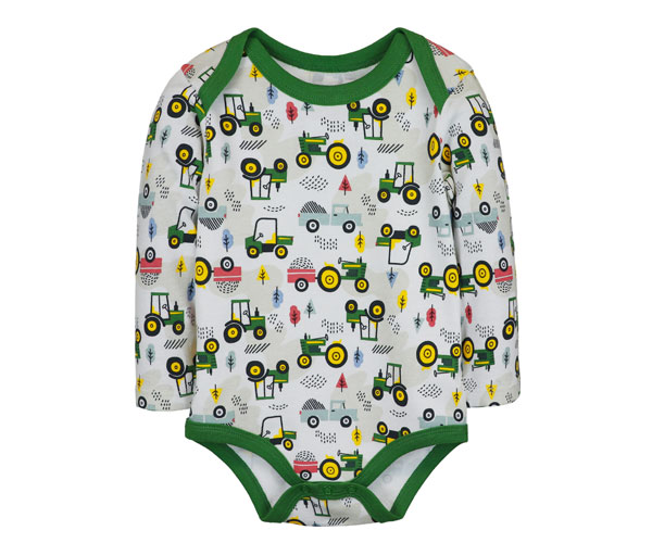 John Deere Farmtime Infant Bodysuit (0-12 mths)