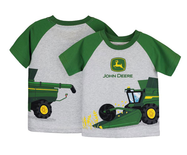 John Deere Harvest Time Combine T-Shirt - Childs (2-4 Yrs)