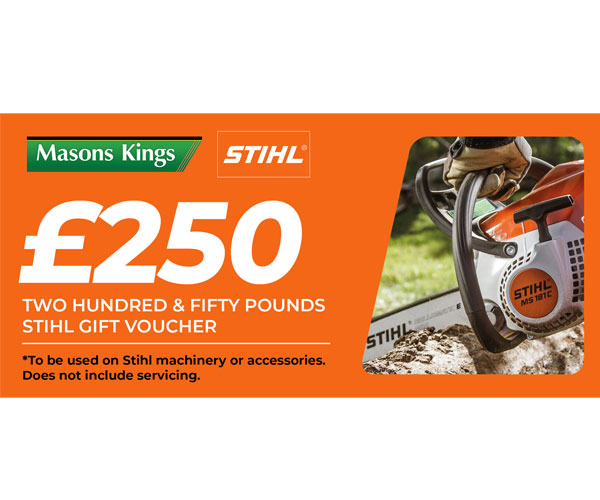 Masons Kings Stihl Gift Voucher - £250.00