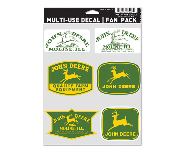 John Deere Vintage Logo Sticker/Decal Pack