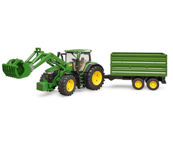 Bruder John Deere 7R 350 with Loader and Trailer - 1:16 Scale