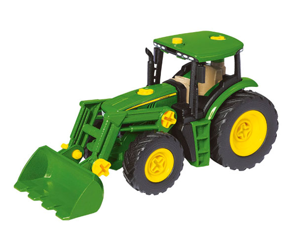 John Deere 6215 R with Front Loader Construction Playset